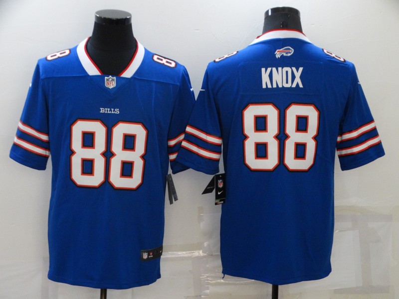 Men's Buffalo Bills Dawson Knox #88 Blue Jersey